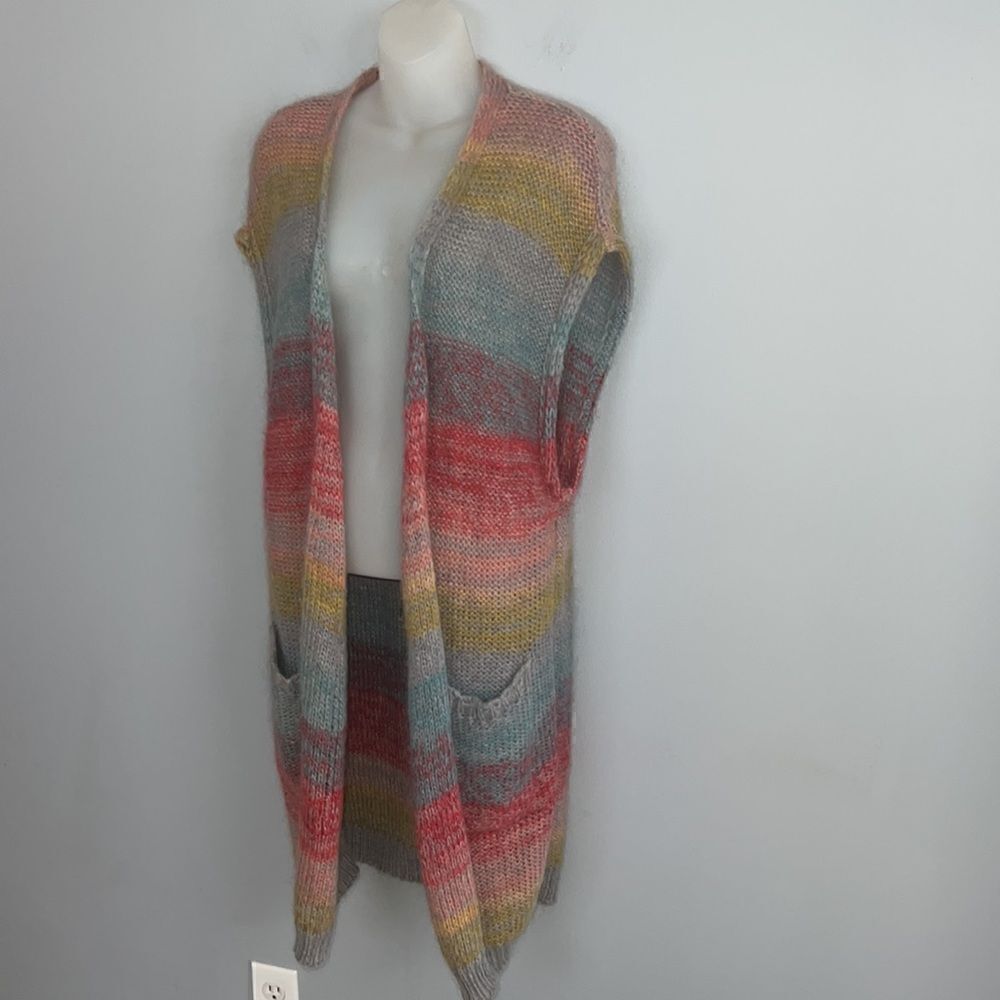 Anthropologie Moth Women’s XS S Boho Southwestern Mohair long cardigan - Picture 5 of 15